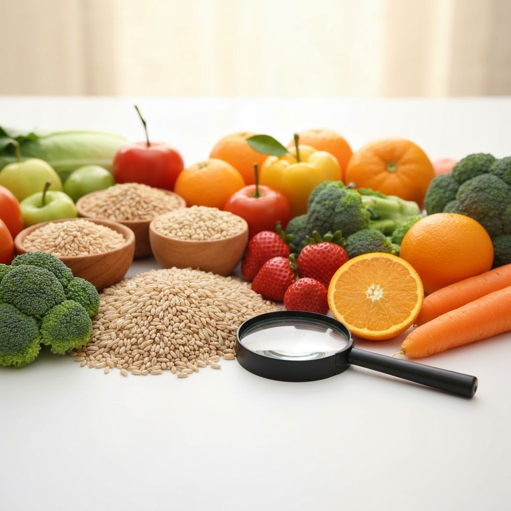 Ilustracja przedstawiająca elementy etykiety żywieniowej